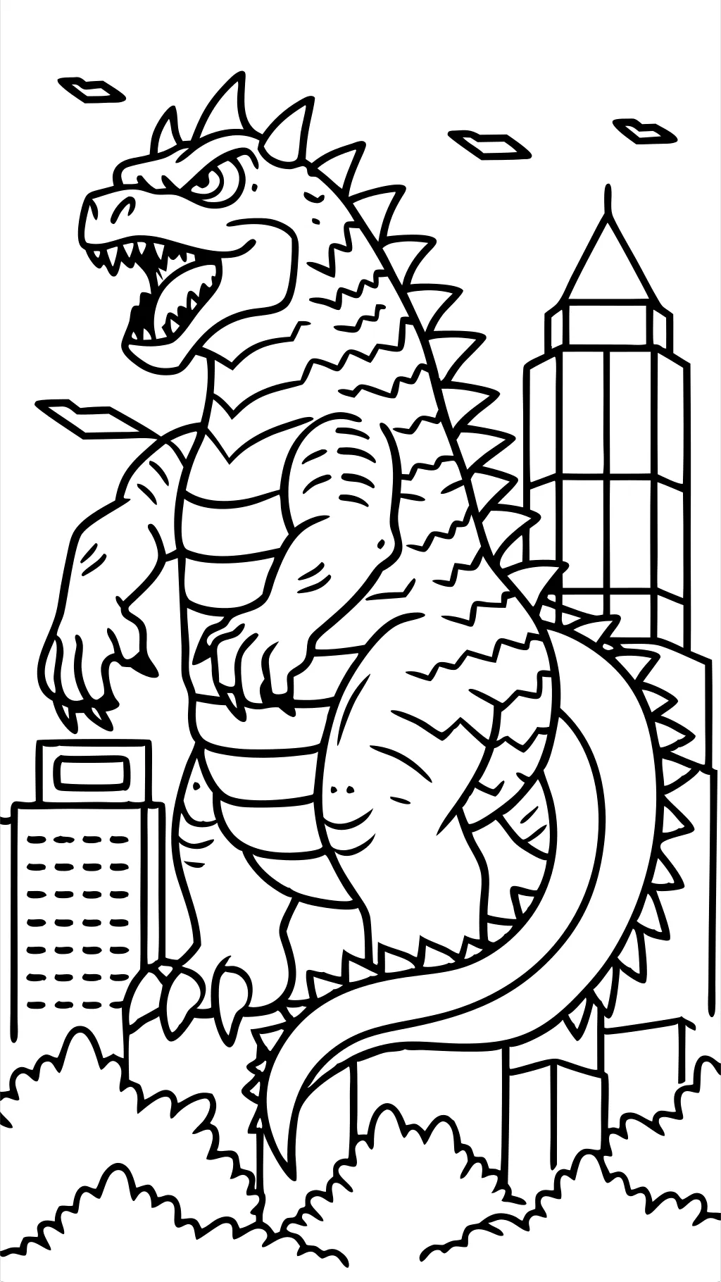 Godzilla King of the Monsters Coloring Pages 2019